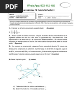 Evaluacion de Consolidado 2 Matematica Discreta 2022