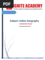 Indian Geography Handwritten Notes by Amol Antarkar Sir Ignite