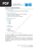 6 Modulo Vi - Planeacion Estrategica