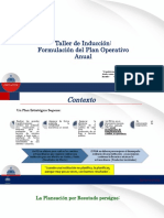 Presentación Inducción POA MINERD