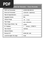 Modelo Agendamento