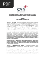 Reglamento Emision Inscripcion Valores Representados AC