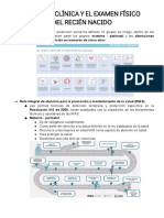 Historia Clínica y Examen Físico Del Recién Nacido