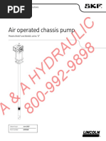 Air Operated Chassis Pump: A & A Hydraulic 800-992-9898