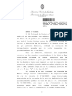 Suprema Corte de Justicia Bonaerense: BUSTOS ANABEL CARINA C/DIRECCION GENERAL DE CULTURA Y EDUCACION S/ ACCIDENTE IN ITINERE. RECURSO DE QUEJA.