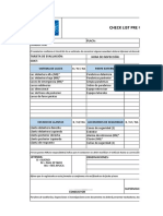 Check List Pre-Uso de Camión