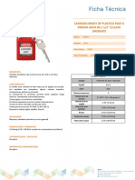 Ficha Técnica de Candado para A&B