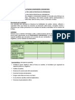 Actividad Componente Comunitario Cuadro Mef