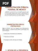 Administración Pública Federal de México