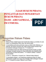 Pengertian HKM Pidana