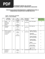 Horario Del Curso de Ascenso