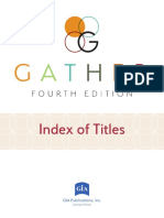 G4 Title Index GIA Gather Fourth Edition