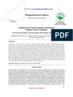 Synthesis and Characterization of Inorganicpolymer Nanocomposites