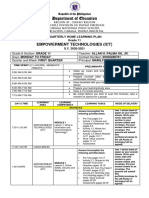 ICT - Quarterly Home Learning Plan