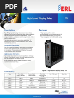 TR High Speed Tripping Relay Ds