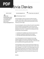 European CV Cover Letter Template Black