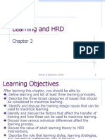 Learning and HRD