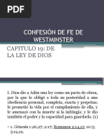 Confesión de Fe de Westminster Cap 19 de La Ley de Dios