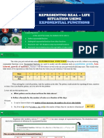 L3 - Representation of Real Life Using Exponential Functions