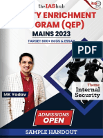 QEP 2023 Theme Internal Security TheIAShub