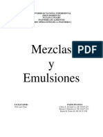 Mezclas y Emulsiones - Op. I