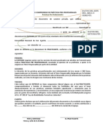 Forma de Llenado de Las Acta de Compromiso y Acta de Evaluacion