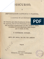 Discurso,: Ó Impugnacion Catolica Y Piadosa, A Algunas de Las Proposiciones