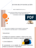 Unidad 1 Conceptos Básicos de Fundamentos de Investigación