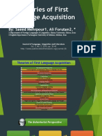 Theories of First Language Acquisition - Mehrpour - Forutan - 2015