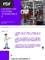 Semana 3 de Logistica de Talleres Automotrices