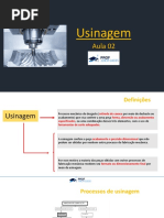 Aula 02 - Processos de Usinagem