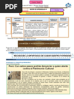 Sesion de Tutoria Patrimonio Cultural