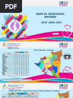 Mapa - Mortalidad - Materna - Nicaraguacierre 2022