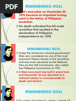 Remembering Rizal