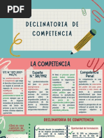 Declinatoria de Competencia