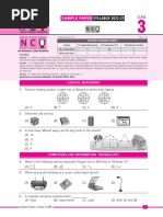 Nco Sample Paper Class-3