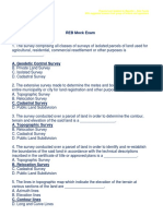  REB Mock Exam Part 2