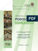 Manual Del Estudiante PODOLOGIA 2016