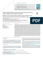 Coffee Roasting Variables Associated With Volatile Organic Profiles SENSORY 2022