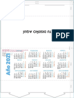 Calendario Mesa Triangular 10 - 5x21