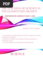 THE TEACHING OF SCIENCE IN THE ELEMENTARY Grade's.pptx Report Tiday