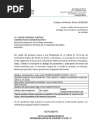 Carta Compromiso de Verificación y Actualización de Documentos Scrapsky