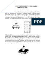 Reinforced Concrete Design Footings Quiz Questionnaire