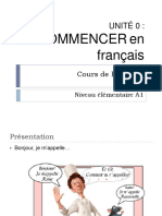 Cours de Français A1 U0