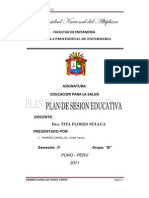 Plan de Sesion Educativa