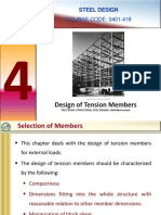 Chapter 4 - Design of Tension Members