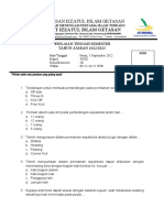 Soal Kelas 9 Sepakbola