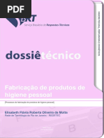 Fabricação de Produtos de HIGIENE PESSOAL