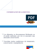 Conservacion de Alimentos