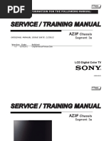 Sony KDL 40hx755 46hx755 55hx755 Chassis Az3f Ver 1 0 Segm 3a STM